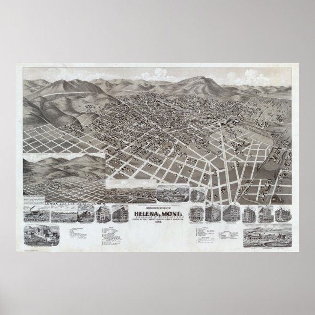 Helena, Mont Poster (Framsidan)