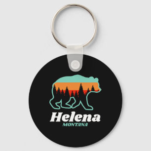 Helena Montana Fishing Skiing Snowboarding Bear Nyckelring