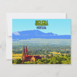 Helena Montana Platt Card för sömnad i bergsområde