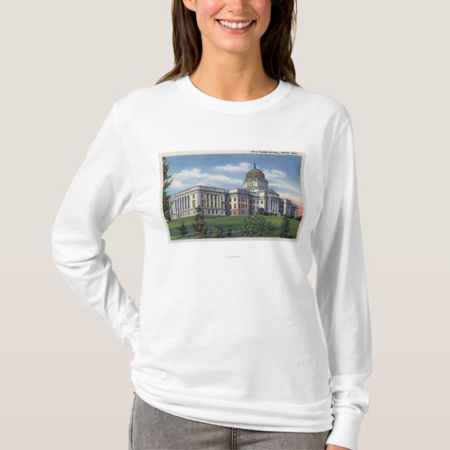 Helena Montana - statlig huvudstadbyggnad beskådar T-shirt (Framsida)