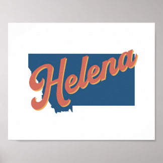 Helena, Montana-statspapper Poster