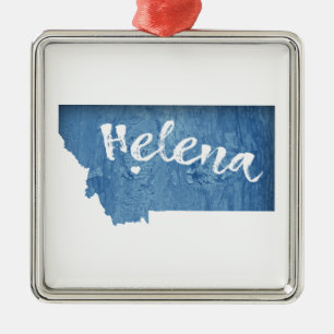 Helena Montana Wood Grain Julgransprydnad Metall