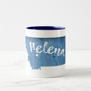 Helena Montana Wood Grain Två-Tonad Mugg