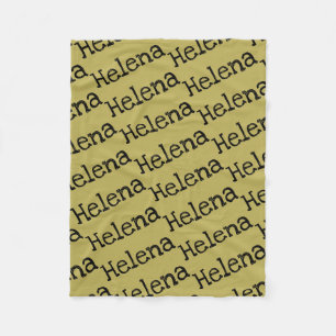 helena namn från mönster för fleecefilt