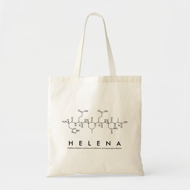 Helena peptide namn säck tygkasse (Framsidan)