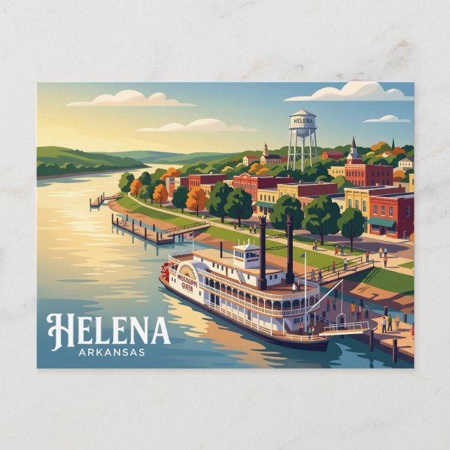 Helena USA Vykort (Framsida)