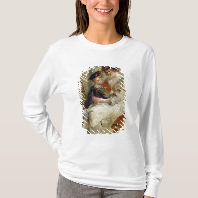 Helene Fourment med två av henne barn Tee Shirt (Framsida)