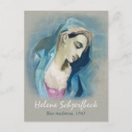 Helene Schjerfbeck Blue Madonna 1943 Vykort