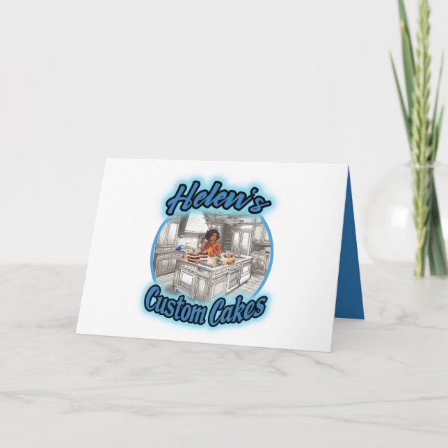 Helen's Anpassningsbar Cakes Tack Kort (Framsida)