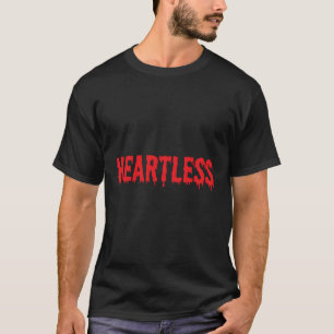 Heless för Goth Punk Blood Drip Font Font T Shirt