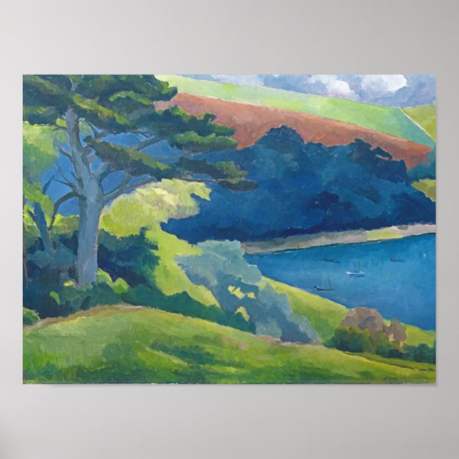 Helford Passage Cornwall Poster (Framsidan)