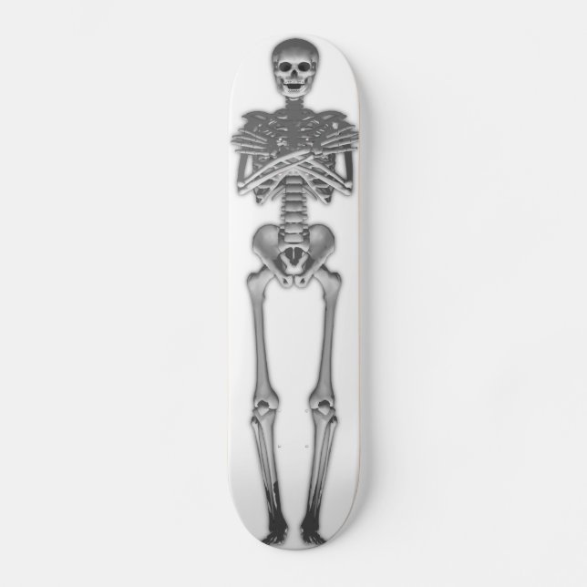 Helformat skelett: Anpassad skateboard Bräda 20,5 Cm (Framsida)