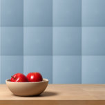 Helfylld färg-blek (blå) kakelplatta<br><div class="desc">Heldragen,  färg-oformaterad blek med pastellblå design.</div>