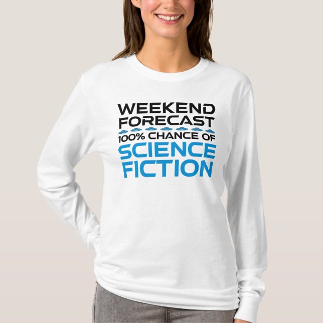 Helg - 100 % av Science fiction T Shirt (Framsida)