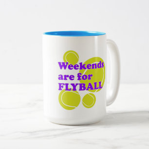 Helg är för FLYBALL Två-Tonad Mugg