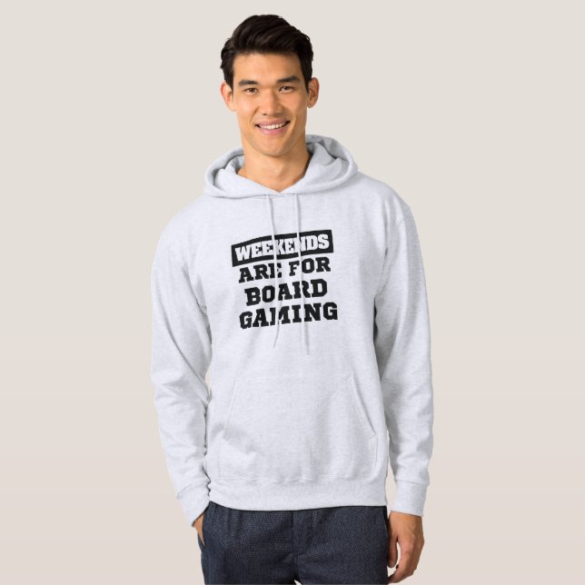 Helg är för styrelsesamspel hoodie (Hel framsida)