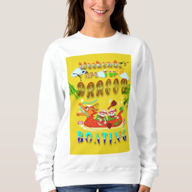 Helg är till för drakbåtar t shirt (Framsida)