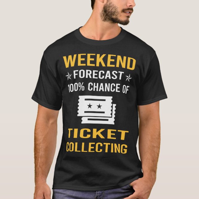 Helg Biljett som samlar in Biljett T Shirt (Framsida)