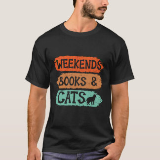 Helg Bokar och-katt-bokmask för Kattunge T Shirt