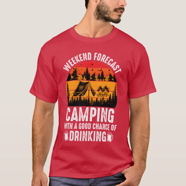 Helg camping kompis t shirt (Framsida)