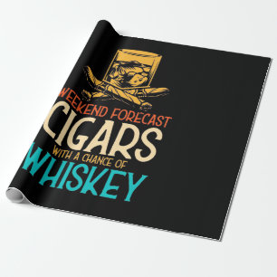 Helg Cigarrer med en chans att kasta whisky Presentpapper