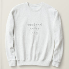 Helg Coffee Hund Sweater Tee Slogan
