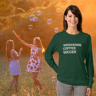 Helg Coffee & Soccer Comfort Färg T-Shirt