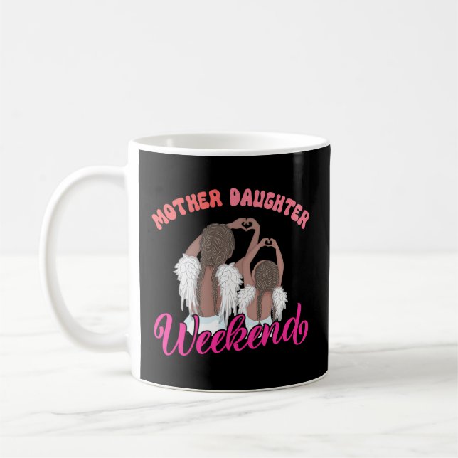 Helg familjevacitet i mor vid dotterfamiljen Resa Kaffemugg (Vänster)