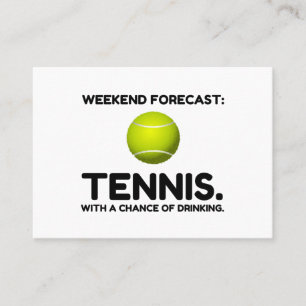 HELG FORECAST TENNIS VISITKORT