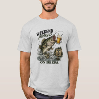 Helg Förhäxad av Öl | Rolig Fiske Öl T Shirt