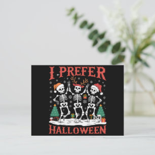 Helg Fula Jul Jag Föredrar Halloween Jul Vykort