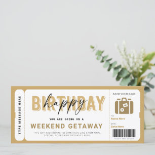 Helg Getaway Voucher Hotel Stanna Gift Biljett