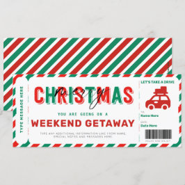 Helg Getaway Voucher julgåva Biljett