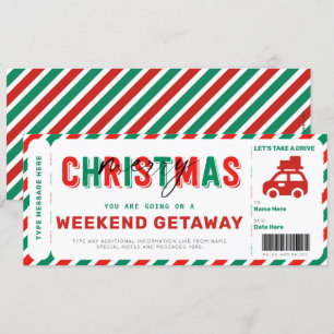 Helg Getaway Voucher julgåva Biljett