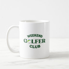 Helg Golfare Klubb – Avslappnad Golf Livsstil Kaffemugg