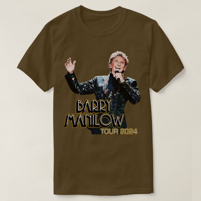 Helg i New England Barry Manilow TShirt T Shirt (Design framsida)