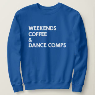 Helg kaffe- och danskompositmaterial t shirt