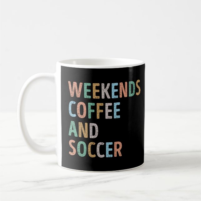 Helg kaffe och fotboll Mamma Kaffemugg (Vänster)