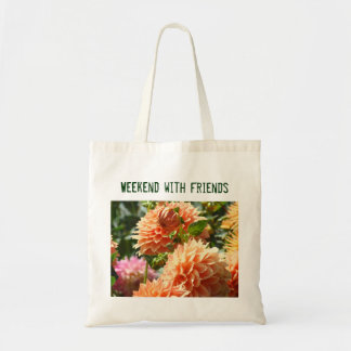Helg med vänner Totebag-gåvor Blommiga gåvor Tygkasse