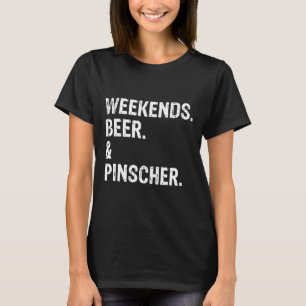 Helg öl och Doberman Pinscher-Coolan T Shirt