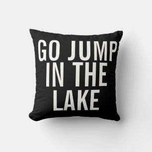 Helg Pillow - Gå jump i Sjö Kudde
