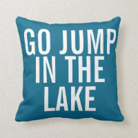 Helg Pillow - Gå jump i Sjö