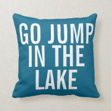 Helg Pillow - Gå jump i Sjö