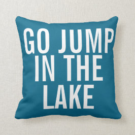 Helg Pillow - Gå jump i Sjö Kudde