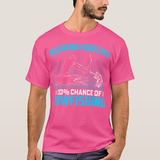 Helg prognos 100 chans för Bowfish Funny Bo T Shirt (Framsida)