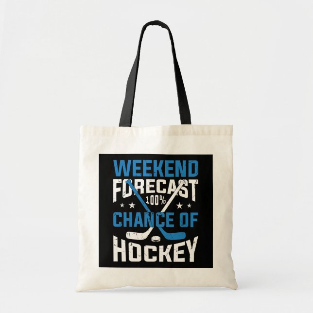 Helg prognos 100 procents hockey tygkasse (Framsidan)