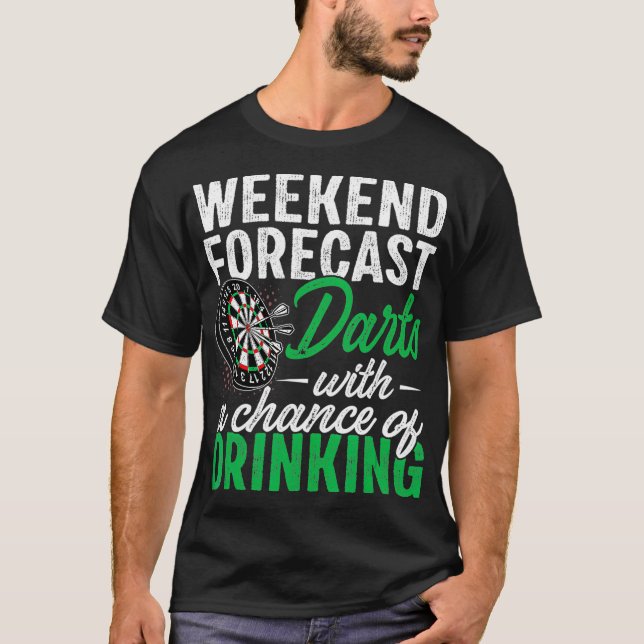 Helg prognos Dart - Lena Dart Älskare T Shirt (Framsida)