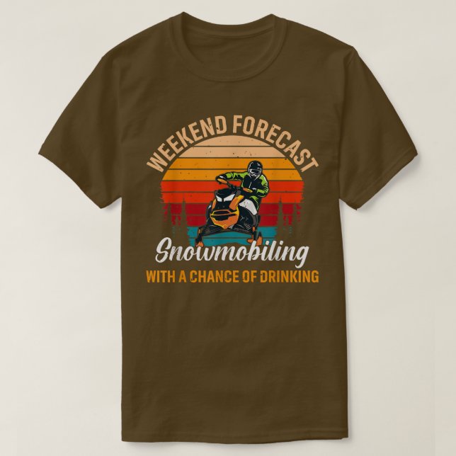 Helg prognos för snörörsmöjligheter för dricksvatt t shirt (Design framsida)