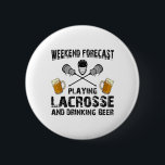 Helg-prognos för uppspelning av lacrosse och drick knapp<br><div class="desc">Uppspelning av lacrosse och dricksöl i helg</div>