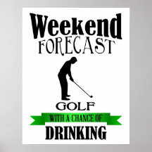 Helg prognos Golf-chans att få dricka ur utskrift